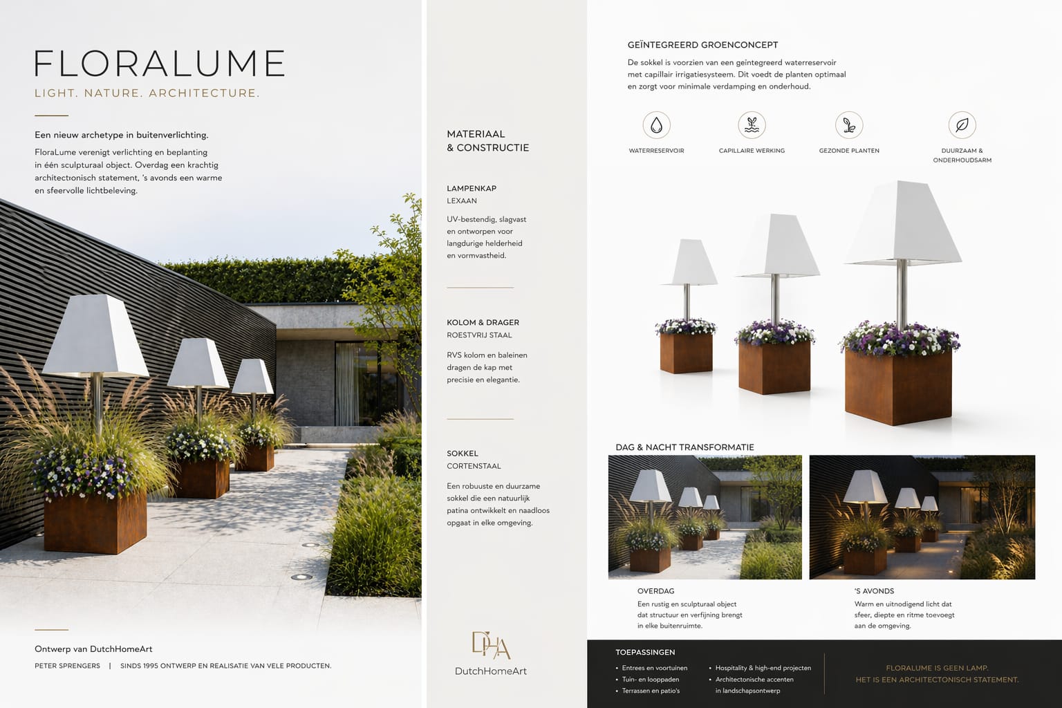 FloraLume presentation brochure by Dutch Home Art